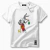 Camiseta Algodão Premium Estampa Coelho Chave Dourada Unissex Masculina e Feminina Philklen - loja online