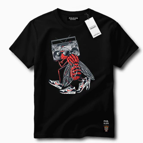 Camiseta Algodão Premium Estampa Boombox Retro Masculina e Feminina Philklen - comprar online