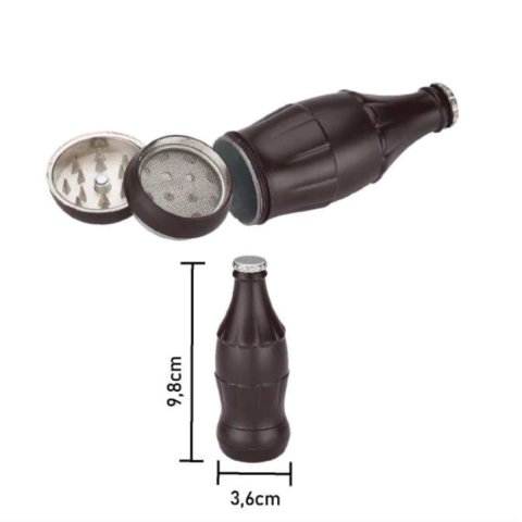 Triturador Metal 3 Partes Garrafa - PH-1885