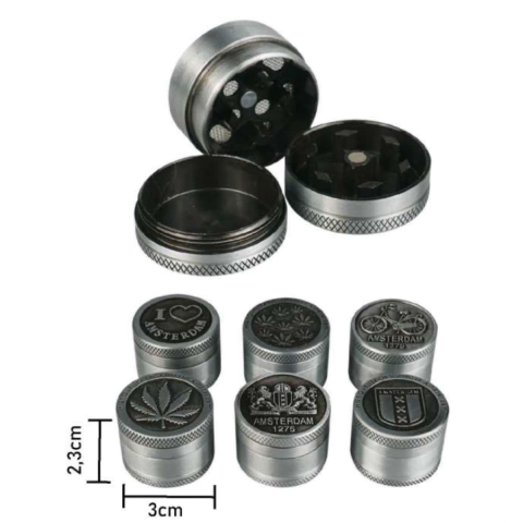 Triturador Metal 3 Partes Amsterdam 1275 - PH-1825BS