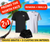 ¡ OFERTA 2X1 ! REMERAS NORTH FACE + MALLA DE REGALO