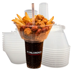 VASO SNACK 2en1 500ml x25u