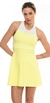 Vestido Court Lines Amarelo Candy