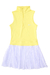 Vestido Sportsmanship Branco e Amarelo Candy - loja online