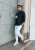 Pantalón de LINO CUBANO - BLANCO - tienda online