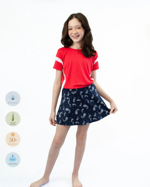 Saia Shorts Marin Rouge