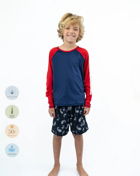 Camiseta Surf Marin Rouge