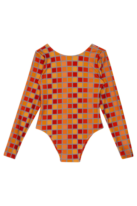 Body Teen Manga Longa Dulcce de Leche L'été