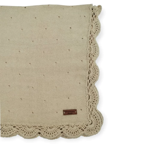 Manta gotitas - TOSTADO - comprar online