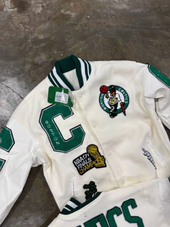 JACKET NBA BOSTON CELTICS - WHITE - Argentina Store