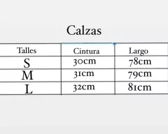 Imagen de CALZA SEAMLESS ACANALADA PUSH UP - Negro Sku #2460