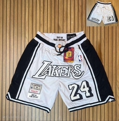 Imagen de SHORT NBA LAKERS WHITE #24 BRYANT