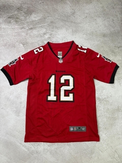 CAMISETA NFL TAMPA BAY BUCANEERS ROJA #12 - Argentina Store
