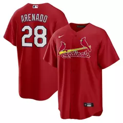 Casaca MLB St Louis Cardinals #28 ARENADO