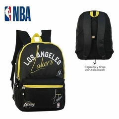 MOCHILA NBA LOS ANGELES LAKERS DISEÑO - comprar online