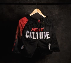 SHORT NBA MIAMI HEAT BLACK - Argentina Store