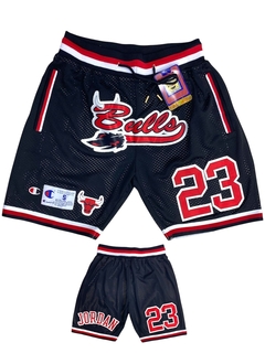 SHORT NBA BULLS NEGRO #23 - comprar online