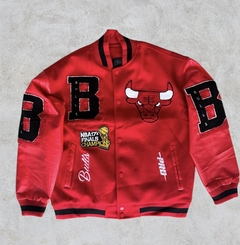 JACKET NBA CHICAGO BULLS - ROJA - comprar online