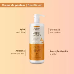 Creme de Pentear Ápice Nutri Waves 1000ML - comprar online