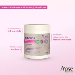 Máscara Cachos Hidratante Nutritiva Ápice 500g - comprar online