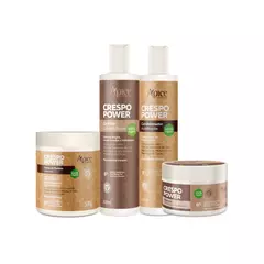 Kit Crespo Power Ápice - Co Wash, Condicionador, Máscara e Ativador/Modelador (4 itens)