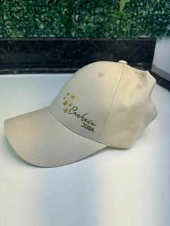 Boné com Elástico Adulto Bege - Cacheia Juba - comprar online