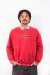 Blusa de Moletom Vermelha - comprar online