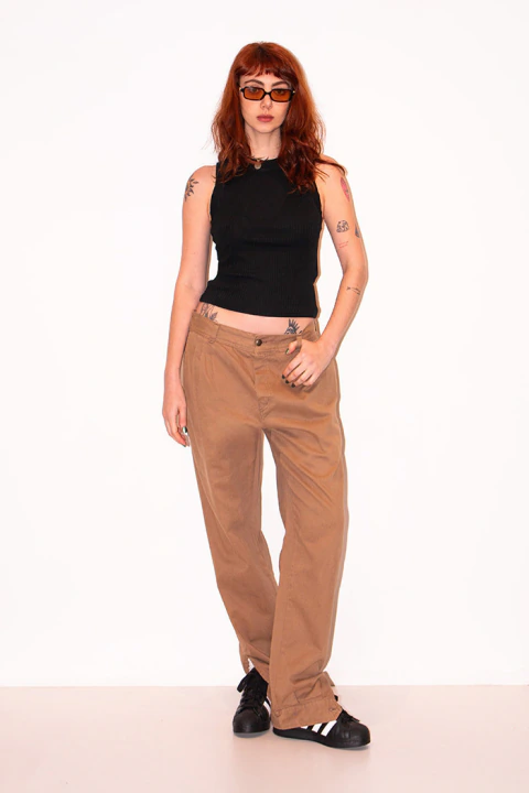 Calça Cenoura Caramelo