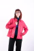 Jaqueta Rosa de Patchwork de Couro - comprar online