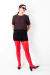 Saia Preta de Tricot - comprar online
