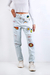 Calça Jeans Destroyed com Patches Farm - comprar online