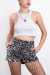 Hot Pant Paetê Prata - comprar online