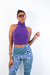 Colete Roxo Gola Alta Pianoforte Max Mara
