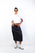 Saia Preta Cargo Midi Colcci