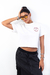 Camiseta Cropped Branco John John - comprar online