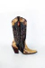 Bota Western Preta e Amarela | Tam: 36 - comprar online