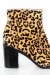 Bota Animal Print com Pelinhos | Tam: 36 na internet