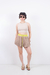 Shorts Caqui e Neon Alfaiataria - comprar online