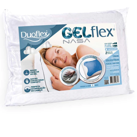 Travesseiro Duoflex Gelflex Nasa