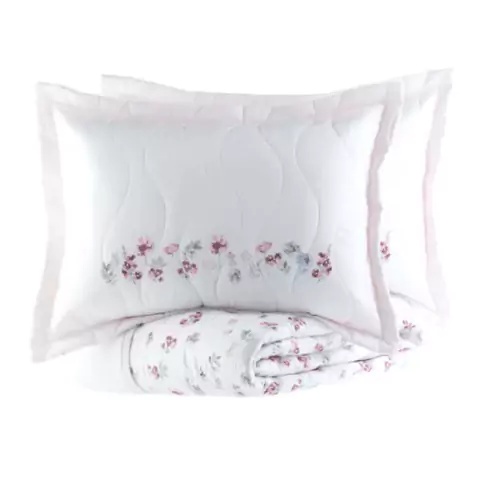 Kit Cobreleito Satinee Queen - Lydie 100%Algodão Egípcio