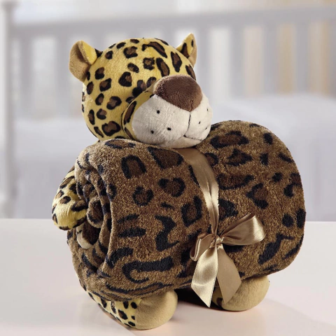 Kit Manta Baby Leopardo