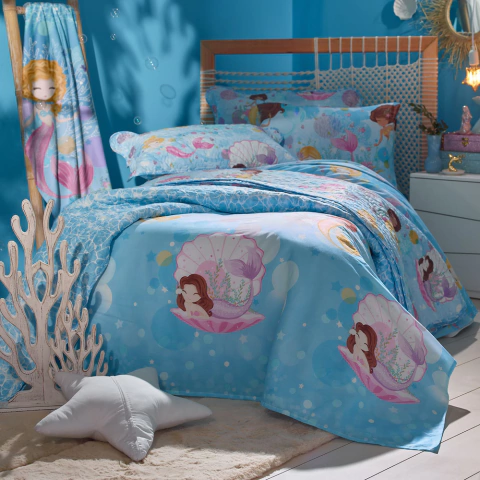 Colcha Infantil Boutis Sereia