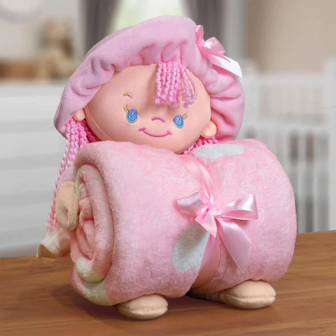 Kit Manta Baby Boneca Puppy I