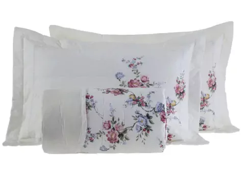 Cobreleito Kacyumara Vida Bela Estampado King - Jador - 200 Fios Percal