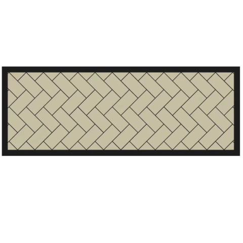 Passadeira de Cozinha Decore Platon - 45x120cm