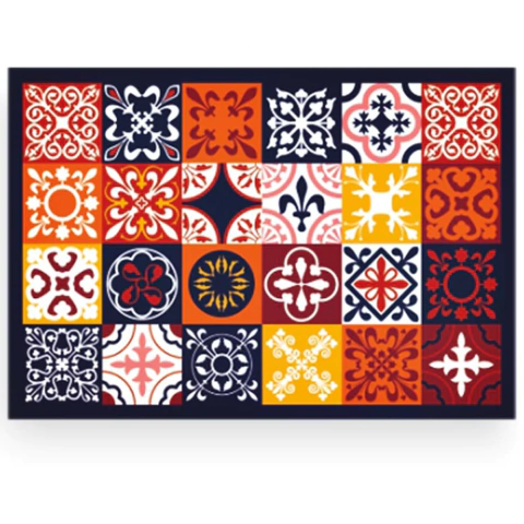 Tapete de Cozinha Decore Colors Tile - 45x65cm