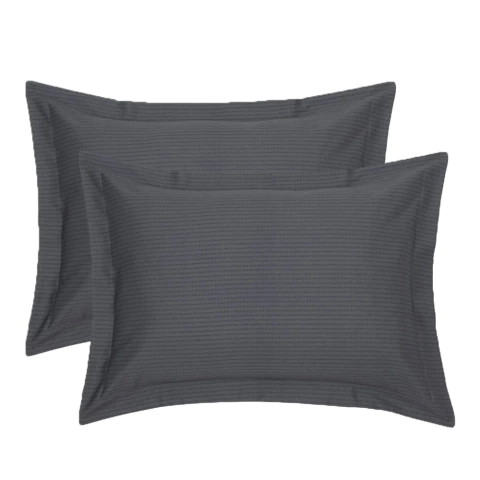 Kit Fronhas Kacyumara Satinee Piolo 300 Fios 50x70cm - 100% Algodão - 2 peças