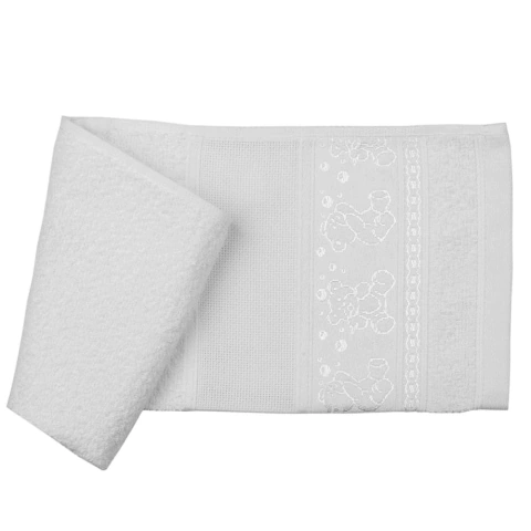 Toalha Jacquard Lavabo P/bordar Ursinho Dream - 100% Algodão