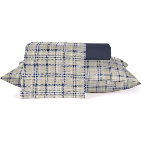 Jogo de Cama Teka Diamante Eches 150 Fios - 100% Algodão - Queen