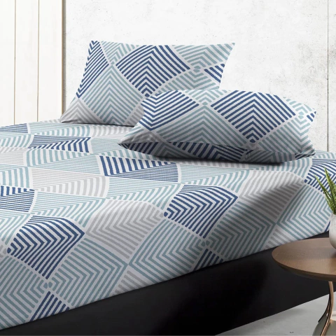 Jogo de Cama Arrumada Simples Lucky - Malha Soft 100% Algodão